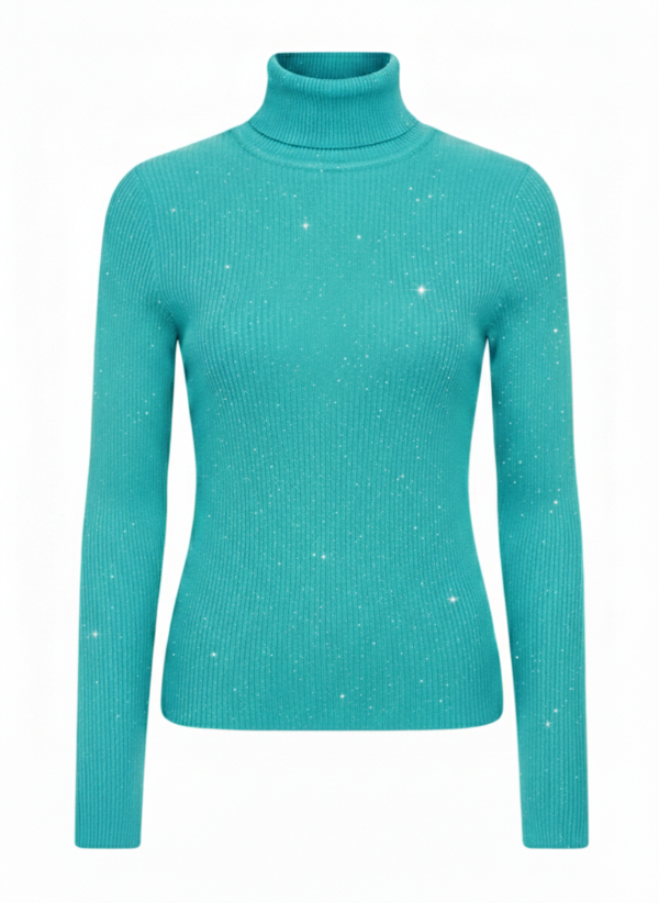 Sueter Cuello Alto Brillo