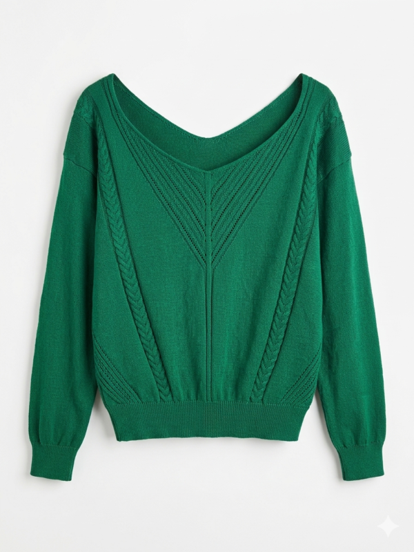 Buzo En Hilo Cuello Off Shoulder