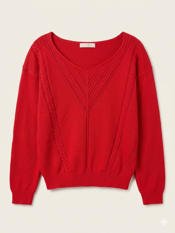 Buzo En Hilo Cuello Off Shoulder