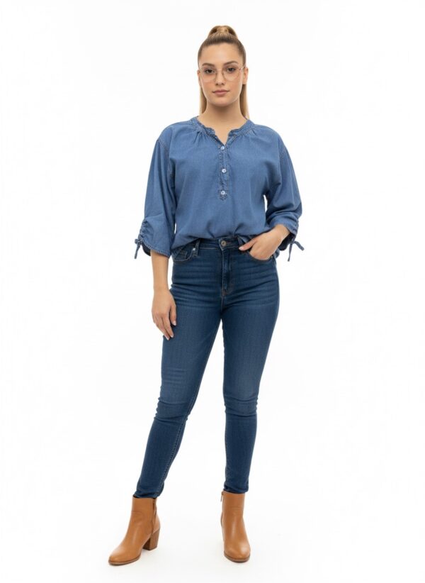 Blusa Denim Ligera