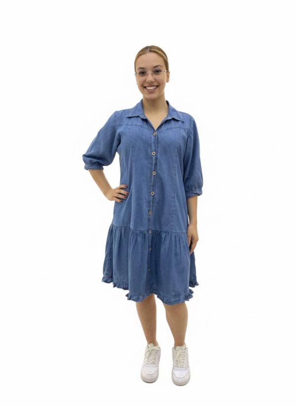 IMG_0681 Vestido Denim "Soft & Ruffles"
