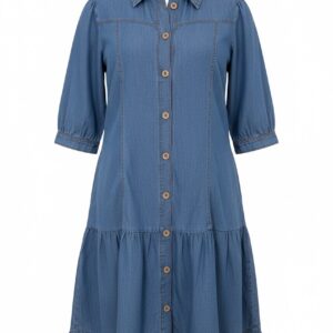 Vestido Denim "Soft & Ruffles"