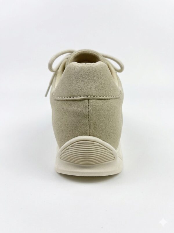 IMG_1159 Tenis Urbanos en Cuero Carnaza - Beige Arena