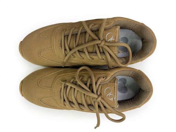 Tenis Urbanos en Cuero Carnaza - Camel Mostaza