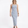 Vestido Midi Ribbed - Elegancia y Confort Ajustable
