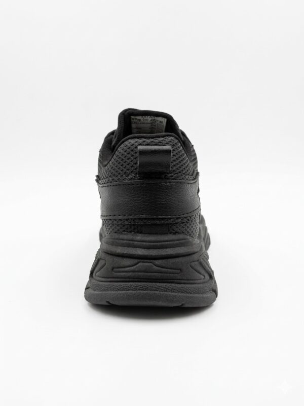 IMG_1228 Zapatillas Urbanas "Chunky" con Textura Entretejida - Negro