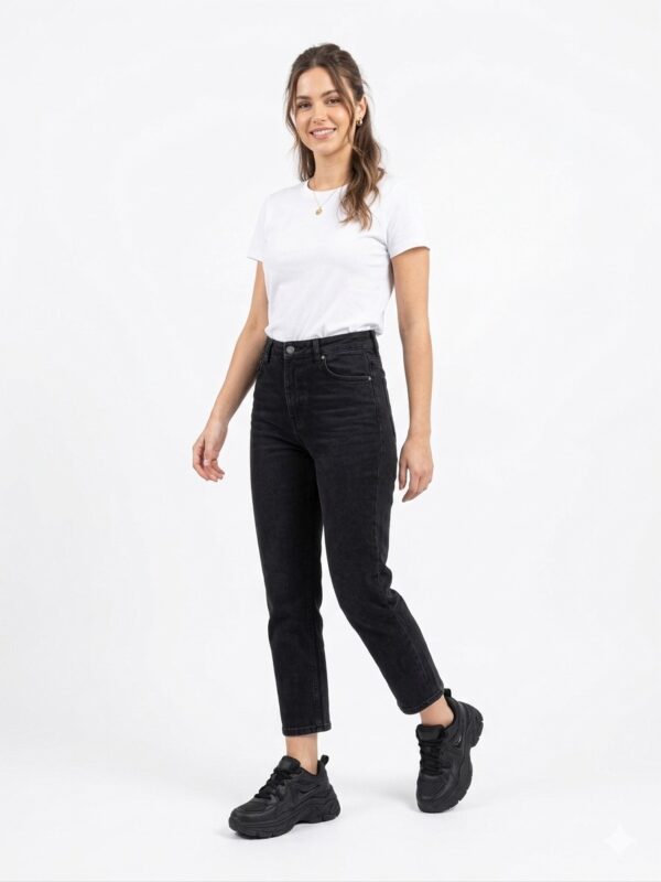 IMG_1231 Zapatillas Urbanas "Chunky" con Textura Entretejida - Negro