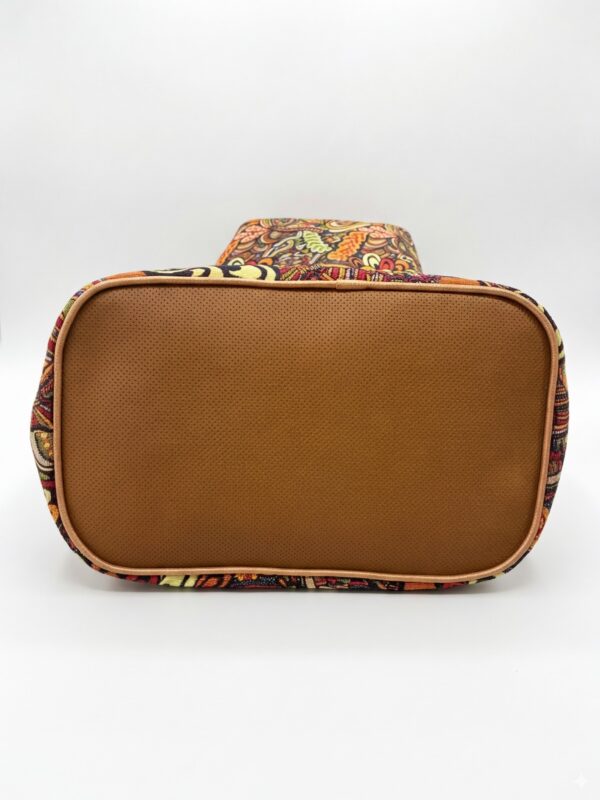 Bolso Tote "Artistic Jacquard" con Cierre de Cordón