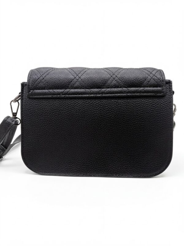 Bolso Manos Libres "Bali" Negro - Textura Acolchada