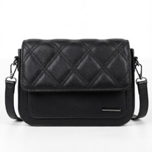 IMG_1285 Bolso Manos Libres "Bali" Negro - Textura Acolchada