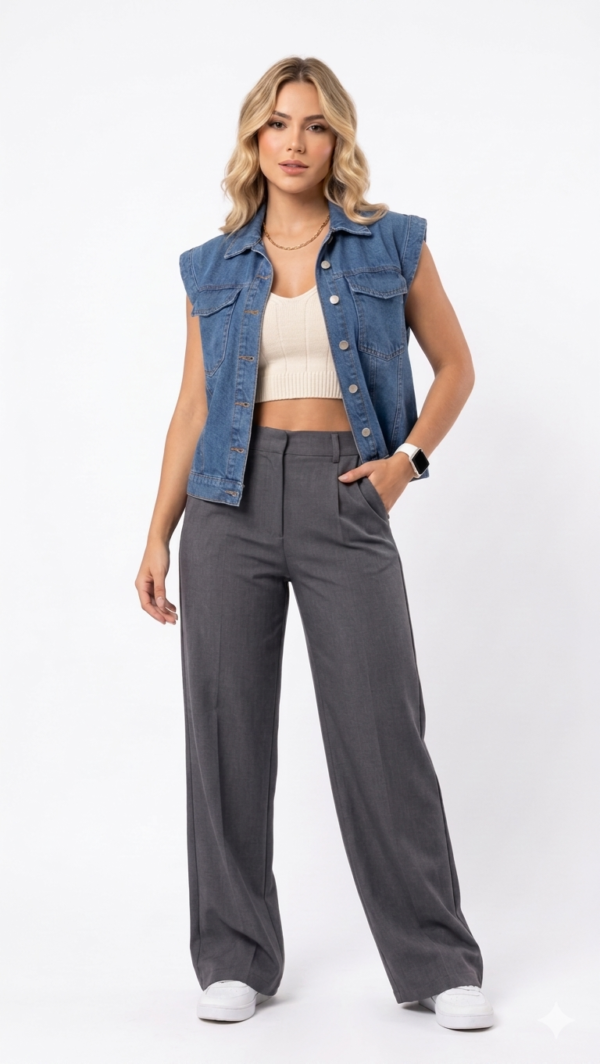Chaleco Denim
