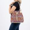 Bolso Tote "Artistic Jacquard" con Cierre de Cordón