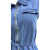 Vestido Denim "Utility" - Sin Mangas con Cierre Frontal