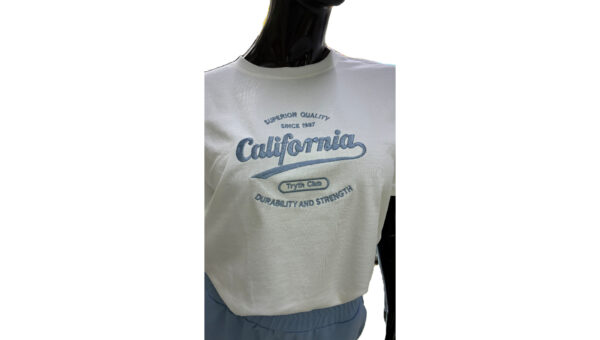 Conjunto California Heritage – White & Baby Blue