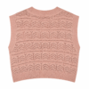Chaleco de Hilo Oversize Palo De Rosa