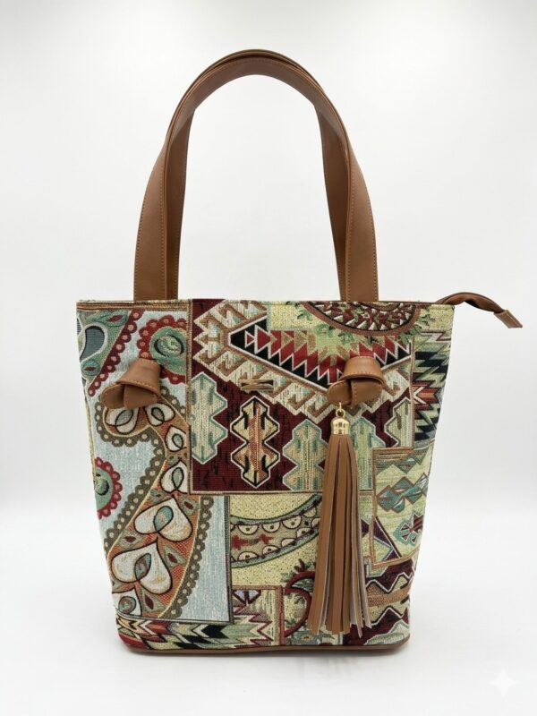 Bolso Tote Presency: Estilo Étnico & Boho Chic