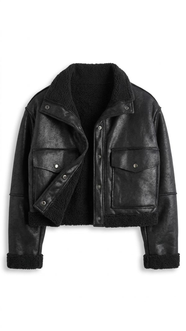 Chaqueta De Aviador Corta