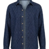 Chaqueta Denim de Botones - Fit Oversize - Micropunto