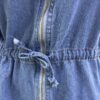 Vestido Denim "Utility" - Sin Mangas con Cierre Frontal