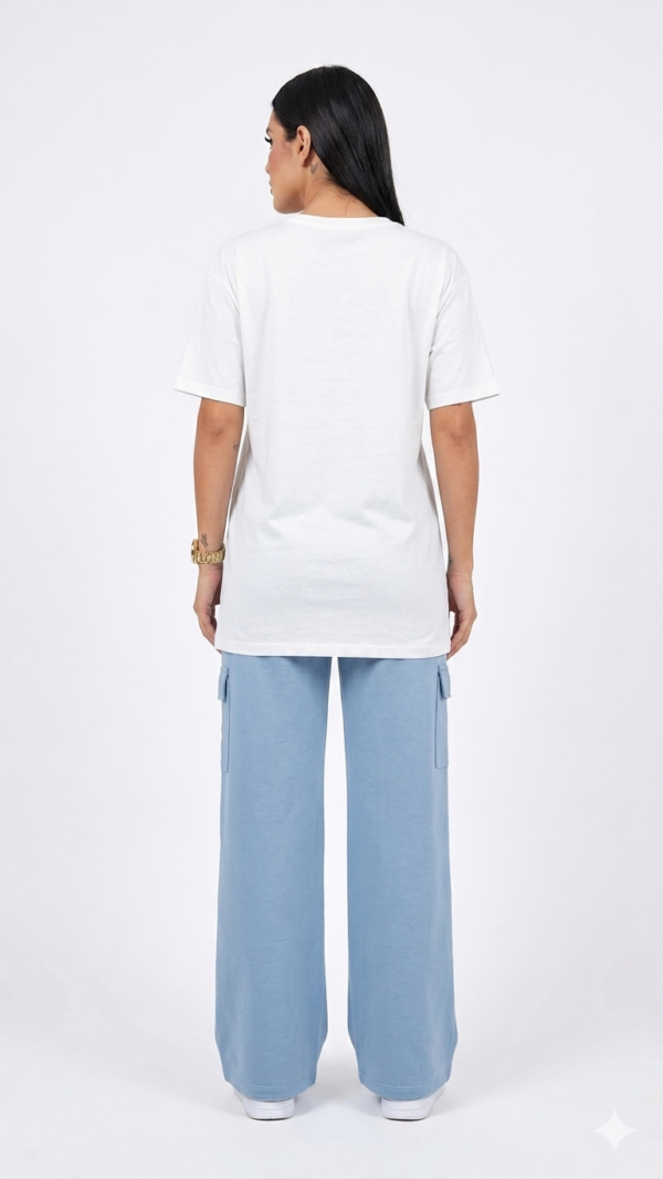 Conjunto California Heritage – White & Baby Blue