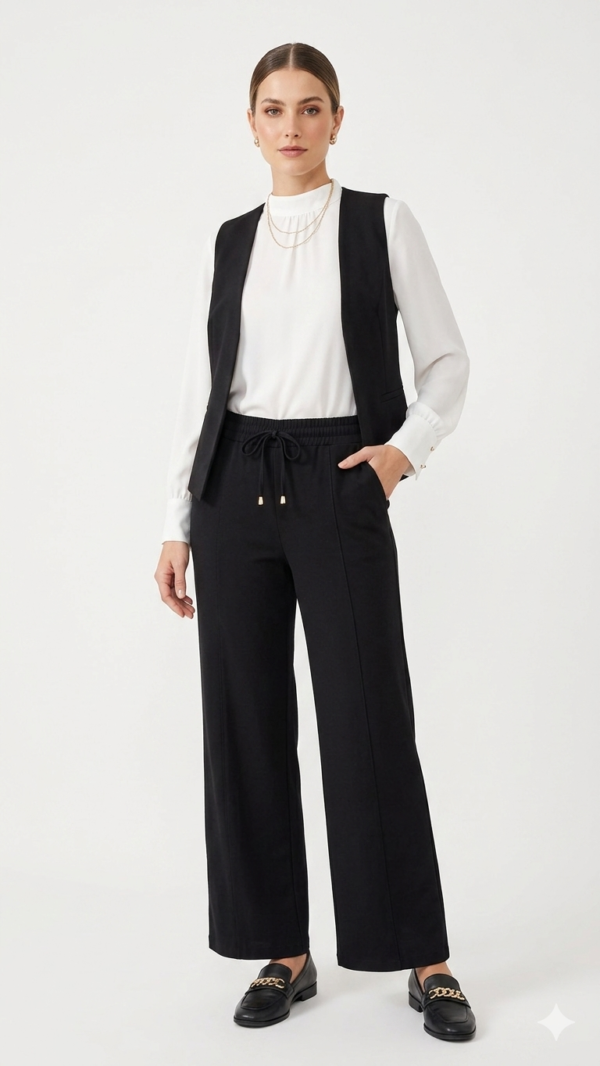 Pantalón Palazzo Noir