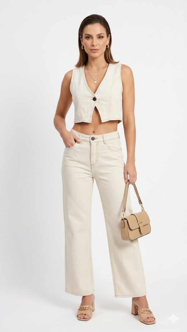 Set Denim "Off-White" Premium