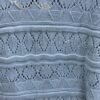 Cardigan Blue Crochet: Delicadeza y Estilo Romántico