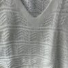 Chaleco de Hilo Oversize Blanco