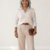 Chaleco de Hilo Oversize Blanco