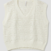 Chaleco de Hilo Oversize Blanco