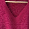 Chaleco de Hilo Oversize Rojo