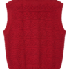 Chaleco de Hilo Oversize Rojo