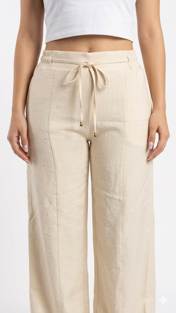 Pantalón Palazzo Noir Beige