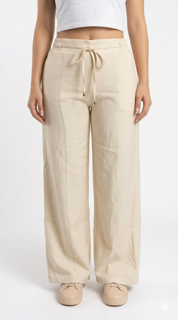 Pantalón Palazzo Noir Beige