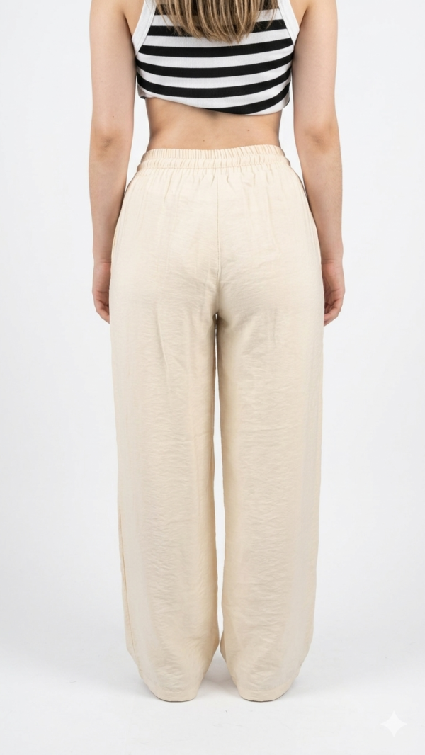 Pantalón Palazzo Noir Beige