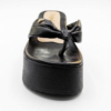 Sandalia Plataforma Thong Negra