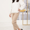 Sandalia Plataforma Thong Marfil