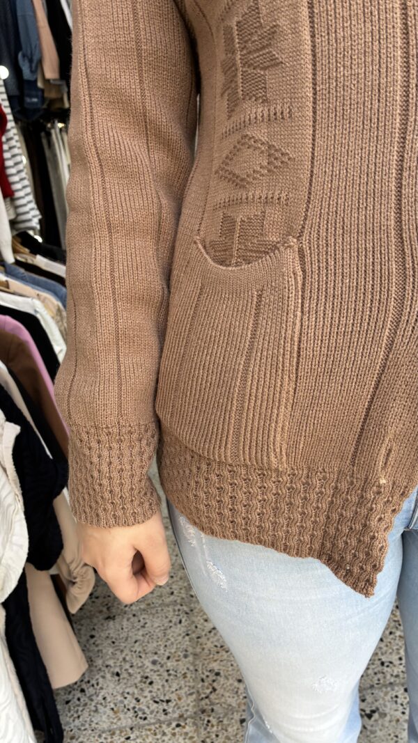 Saco Tejido en Hilo - Camel (Talla Única)