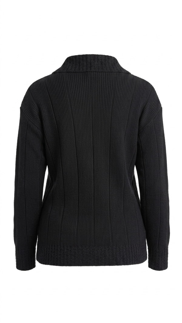 Saco Tejido en Hilo - Negro (Talla Única)