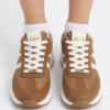 Tenis Deportivos Safak Camel Estilo Retro-Running