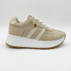 Tenis Deportivos Safak Beige Estilo Retro-Running