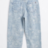 Jean Straight Ushuaia Floral – Denim Celeste Ácido