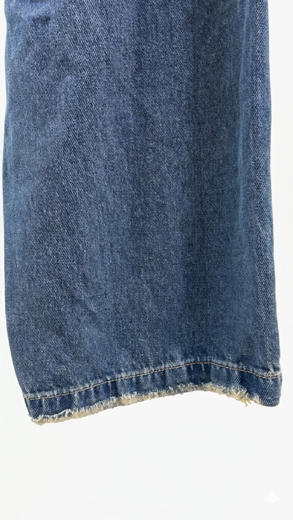 Jean Wide Leg Bloo – Azul Medio Utilitario