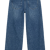Jean Wide Leg con Rayas Laterales – Azul Medio