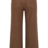 Jean Karoshe Textured Wide Leg – Marrón Café