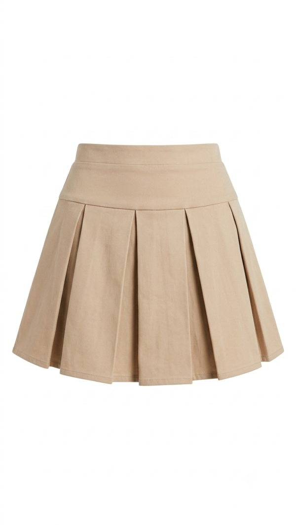 Falda Short Tableada en Punta Roma