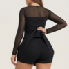 Falda Short Tableada en Punta Roma