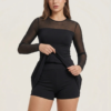 Falda Short Tableada en Punta Roma